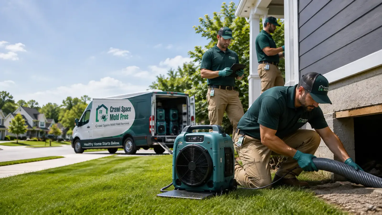 Crawl Space Mold Removal in Fairbank, IA
